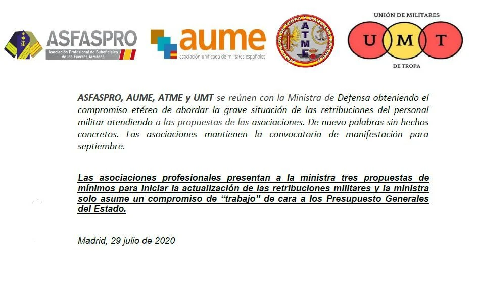 Nota de Prensa Conjunta.
