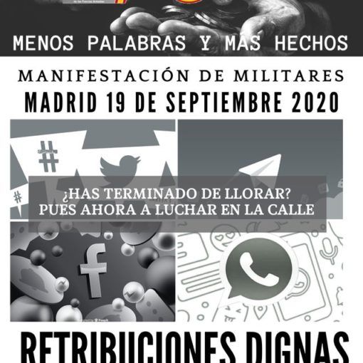 UMT, ASFASPRO y ATME, Manifestación.