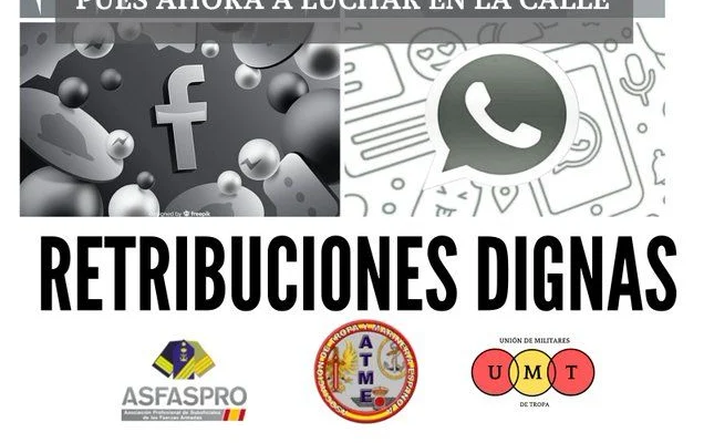 UMT, ASFASPRO y ATME, Manifestación.