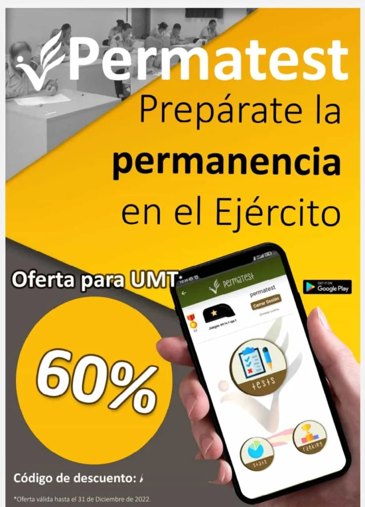 Nuevos descuentos para socios de UMT, para el acceso a la Guardia Civil y para opositar a la Permanencia en las FAS