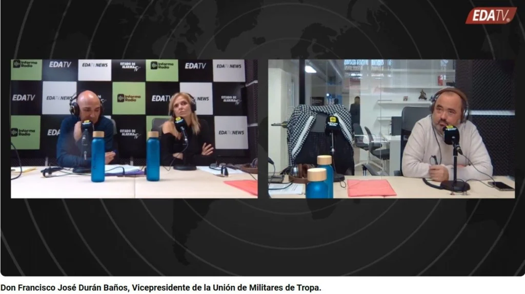 Nueva intervención de nuestro Vicepresidente en el programa de Radio H50 sobre el problema de los Ceses de los Soldados del Ejército de Tierra