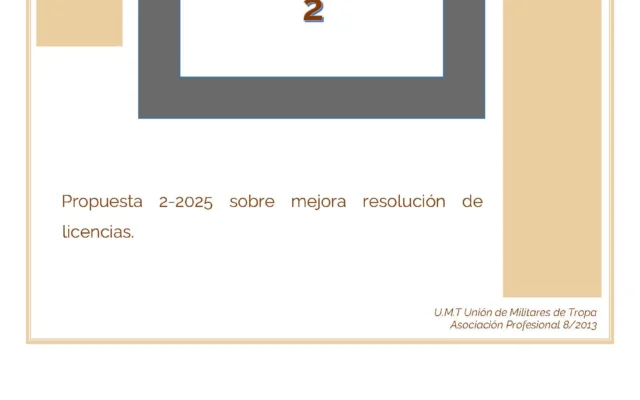Propuesta UMT 02 2025 sobre mejora en la resolución de Licencias