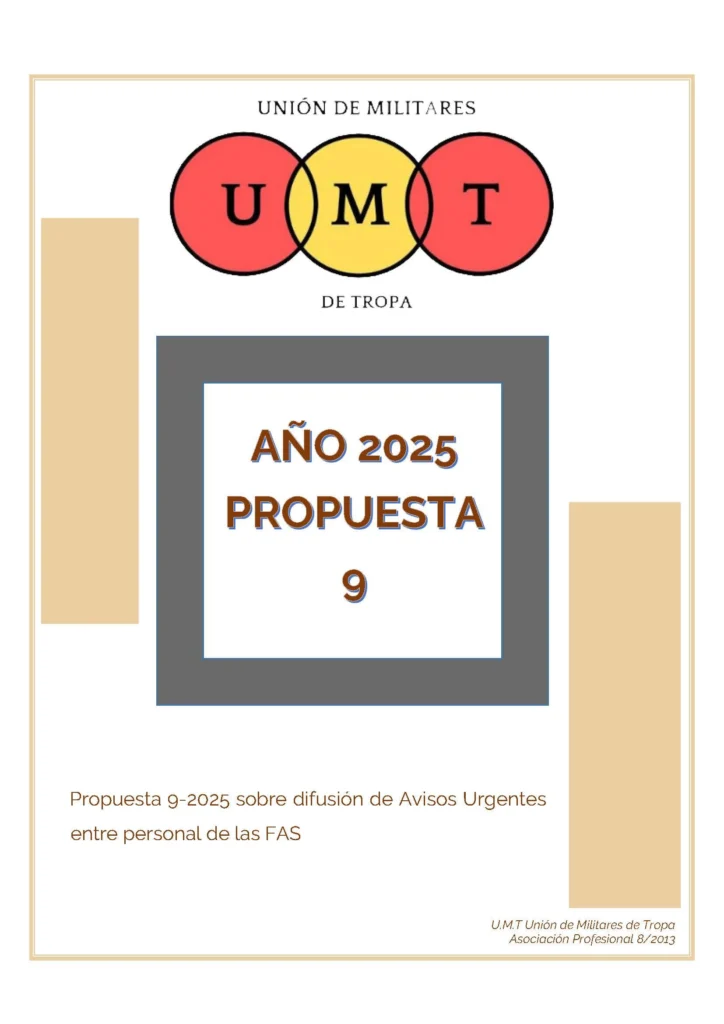 Propuesta UMT 09 2025 sobre difusión de avisos Web