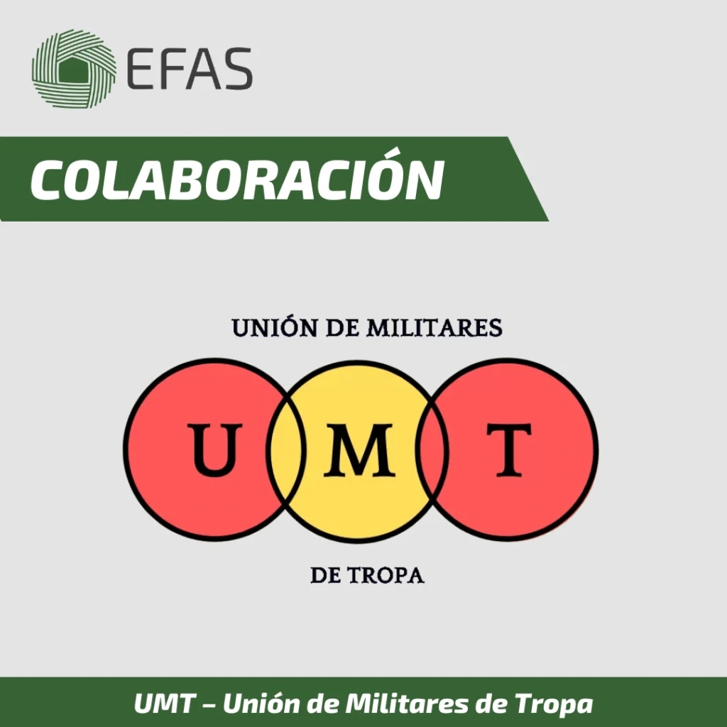 La Unión de Militares de Tropa – UMT y las EFAS de Castilla-La Mancha y Madrid firman un convenio de colaboración para ofrecer ventajas exclusivas a militares y sus familias.