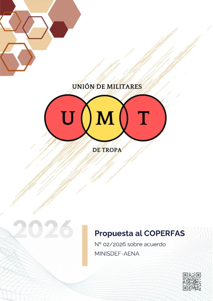 Propuesta UMT 2 2026 sobre acuerdo Ministerio de Defensa y Aena