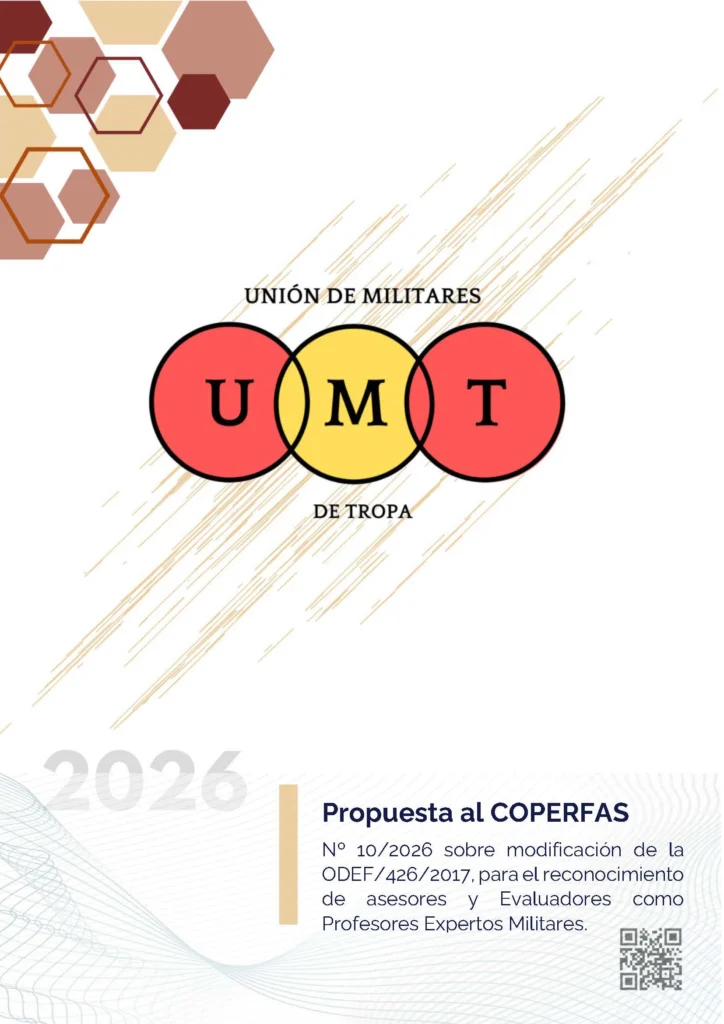 Propuesta UMT 10 2026 sobre modificación ODEF 426/2017