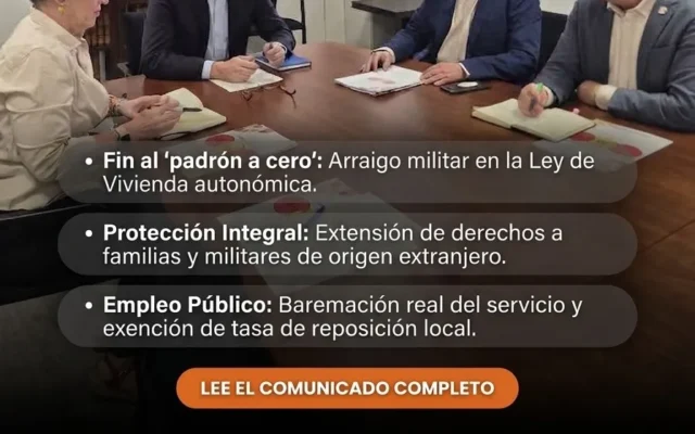 La Unión de Militares de Tropa (UMT) y el Gobierno de Aragón avanzan en el reconocimiento del arraigo institucional para el personal militar y la apertura de empleo público autonómico y local