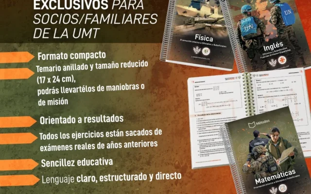 Promoción Interna en las FUERZAS ARMADAS oferta para socios de UMT