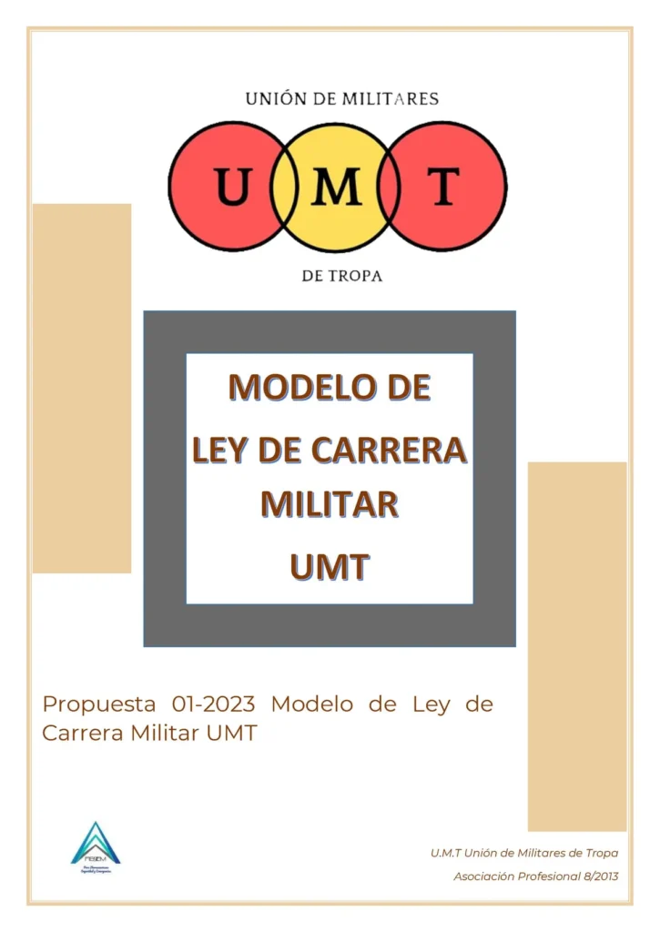 Propuesta UMT 01-23 Modelo de Ley de Carrera Militar UMT