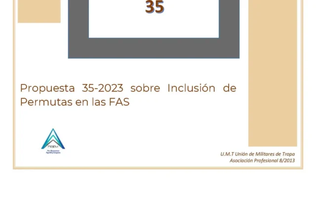 Propuesta UMT 35-23 sobre inclusión de permutas en las FAS