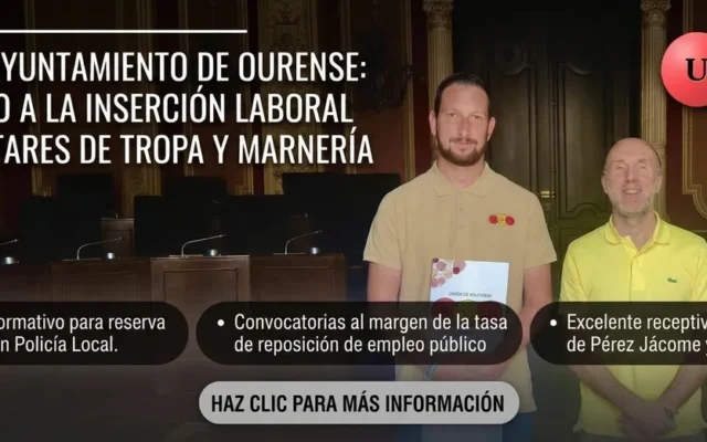 UMT traslada a Ourense la reserva de plazas en Policía Local