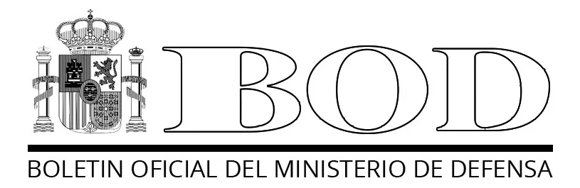 Cabecera del BOD, Boletín Oficial del Ministerio de Defensa