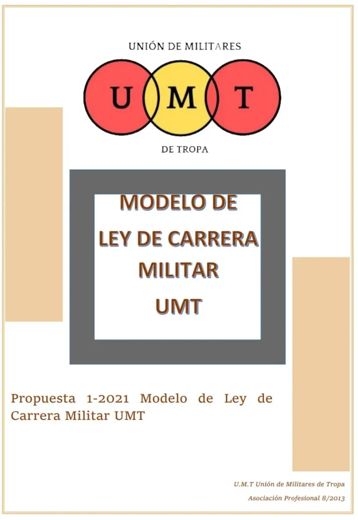 Propuesta UMT 01-21 Modelo de Ley de Carrera Militar de UMT