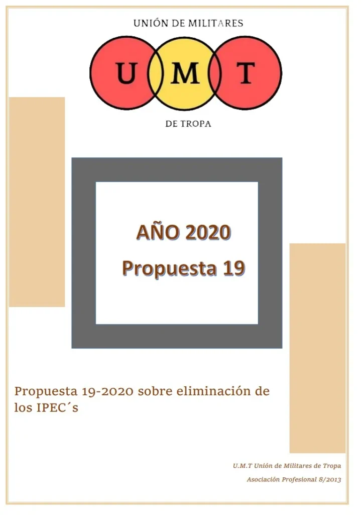 Propuesta UMT 19-20 sobre eliminación de los IPEC,s