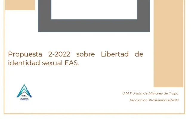 Propuesta UMT 20-22 sobre libertad identidad sexual FAS