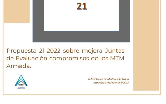 Propuesta UMT 21-22 sobre mejora juntas de evaluación compromisos de los MTM Armada