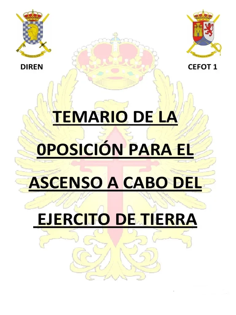 Temario de ascenso a cabo del Ejército de Tierra: descarga en PDF y cómo prepararlo
